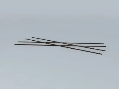 Rubbish Rail N/Gauge X-over Old Steam Days Free 3D model