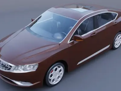 geely gc 9 3D model