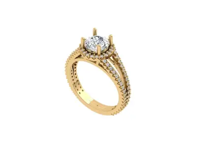 Wedding Ring  3D print model 363