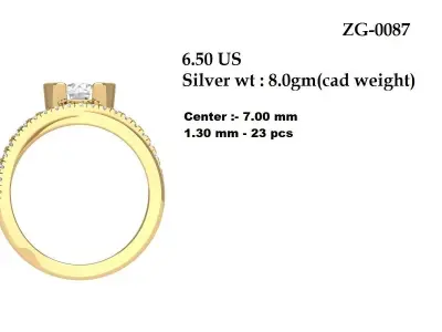 Wedding Ring  3D print model 232