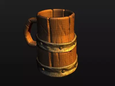 Vikings cup  3D model