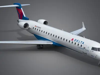 Bombardier CRJ700 Delta Connection 3D model purchase