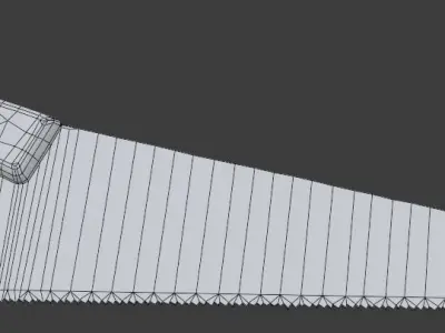 Vintage saw Low-poly 3D model purchase