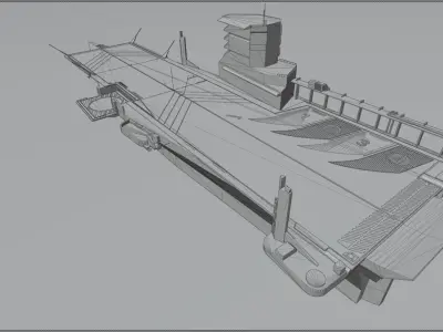 Light Carrier Low-poly 3D model