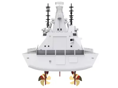 The Type 26 Frigate Low-poly 3D model