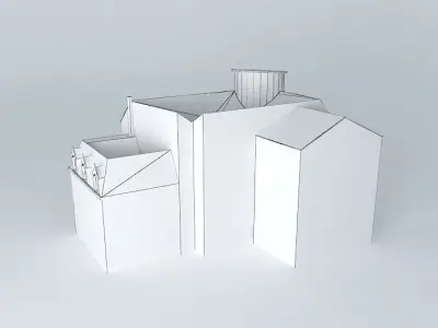 Commercial building Free 3D model