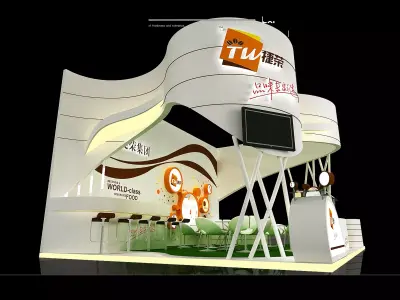 Exhibition - Area - 9X6-3DMAX2009-075 3D model