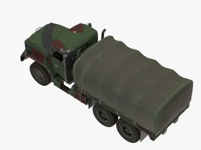 4K Textures Truck M923 Low-poly 3D model