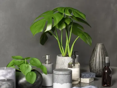 decorative set 06 3D model 11