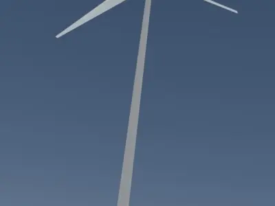Turbine wind Free 3D model