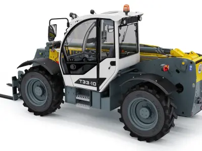 Liebherr T33 10s Telehandler 3D model