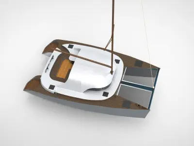 Lagoon Catamaran 3D model