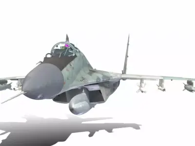 MIG 29 Low-poly 3D model purchase