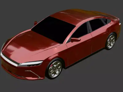 BYD han 3D model