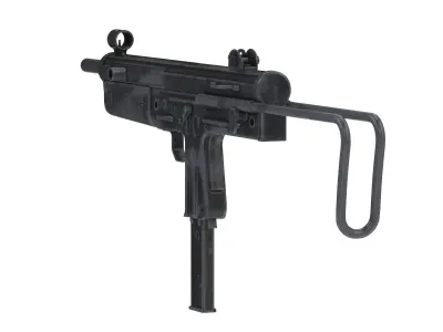 FMK 3 Submachine Gun Low Poly PBR Realistic Low-poly 3D model