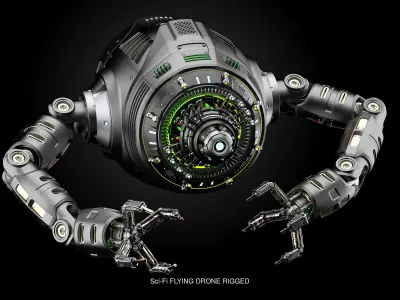 4 sci-fi drones pack purchase