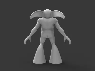 Elephant Character 3D model