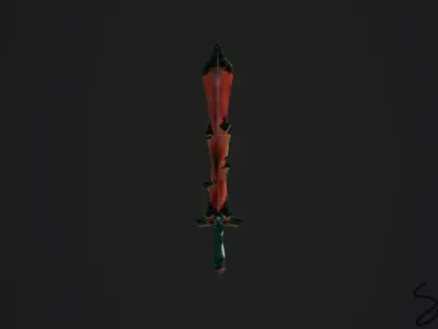 ShuStone Sword Free low-poly 3D model