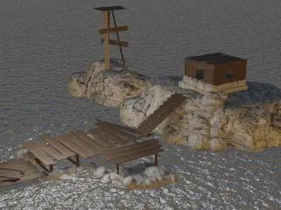 island survival 3D model