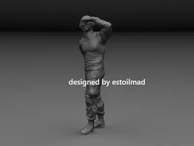 AIRCRAFT CARRIER DECK CREW v2 3D print model