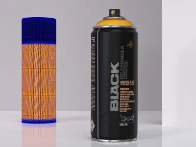 MONTANA spray can color spray 3D model