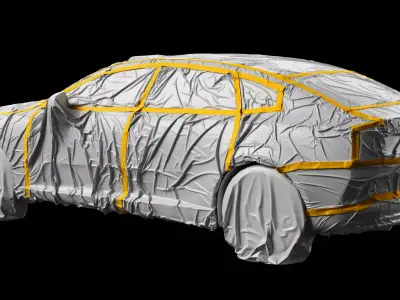 Car Paint Mask Cover 3D model