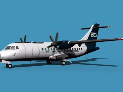 ATR-42-320 Air Charter International 3D model
