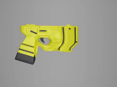 Taser x2 for police security or game assets Low-poly 3D model