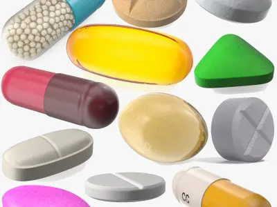 Pills Collection 2 3D model