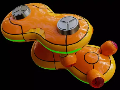 Sonic Riders Zero Gravity Smile CGI Free 3D model