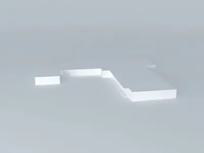 Platform part Free 3D model