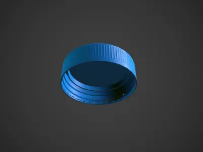 Bottle Cap Low-poly 3D model purchase