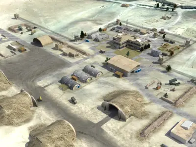 Military Airfield Basic 3D model