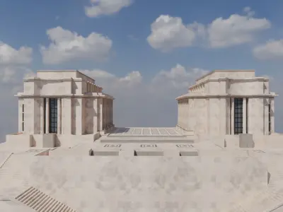 Paris Trocadero Main Building 3D model