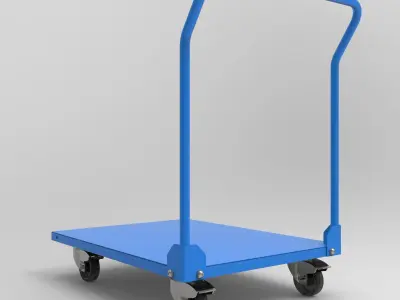 Platform trolley 3D model get