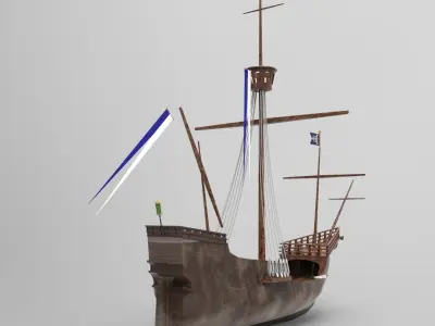 Santa Maria Ship 2 3D model