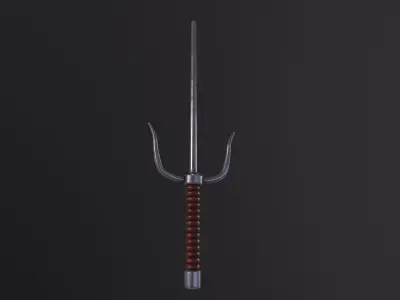 Sai 3D Model Low-poly 3D model