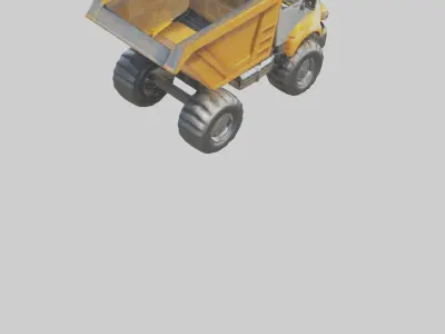 Cartoon Dump Truck model 2 3D model