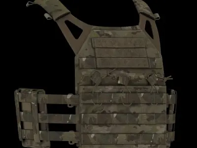 Crye Jumpable Plate Carrier Low-poly 3D model