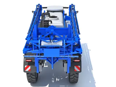 Self Propelled Farm Sprayer 3D model
