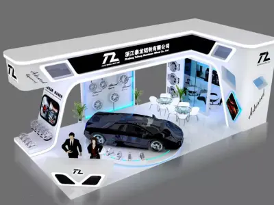 Exhibition - Area -6X12-3DMAX2012-05 3D model