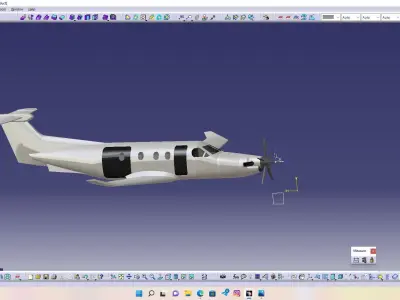 pilatus pc-12 3D model purchase