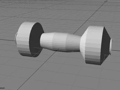 Exercise Equipment Water Dumbell 3D model