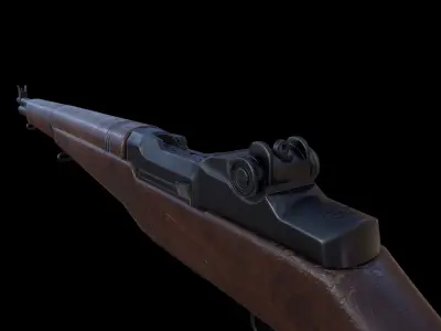 M1 Garand - Game and VR Ready Low-poly 3D model