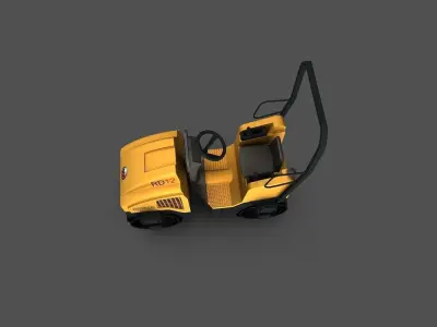 Wacker neuson rd12 Road Roller 3D model