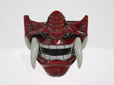 Samurai mask 3 3D model