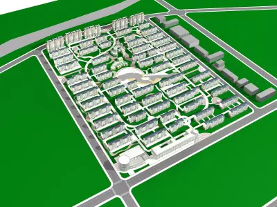 Multi Residential 3D model 42