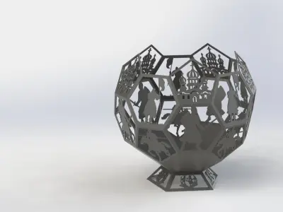 Fire bowl 3D print model