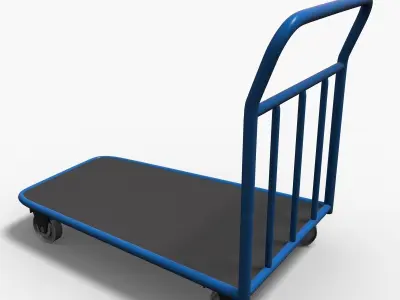 Cart platform 3D model