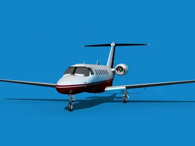 Cessna C528 Citation CJ3 V08 3D model